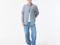 Мужская хлопковая рубашка Lacoste