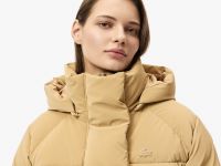 Женская укороченная куртка Lacoste с капюшоном