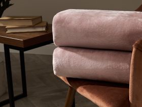 Плед Supersoft, пыльная роза