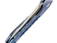 Нож складной Thor 3 Rikeknife, сталь M390, рукоять титан, синий