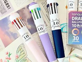 Набор многоцветных ручек шариковые Languo, 0,8 мм, 3 шт, 30 цветов