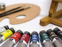 Набор для живописи маслом "Малевичъ" стартовый, с настольным мольбертом (МЛ-57)