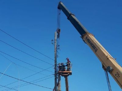 В Эльдикане восстановили электроснабжение, прерванное в результате ДТП