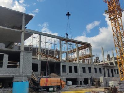 Строительство Мархинской школы № 1 в Якутске завершится к концу ноября