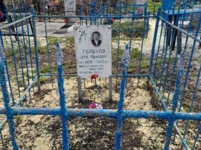 Могила военнослужащего Горохова П.И.