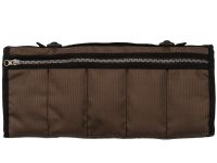 Сумка для 10 ножей с замком KTB, коричневая