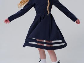 Платье трикотажное для девочек