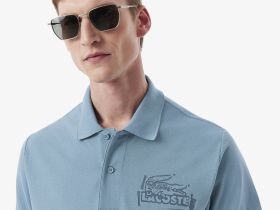 Мужское поло Lacoste из органического хлопка