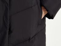 Пуховое пальто свободного силуэта