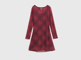 Сетчатое мини-платье для девочек, Фиолетовый