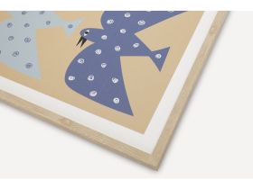 Постер Птицы Точки 30x40