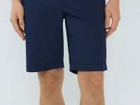 Шорты с ремнём, Синий