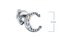 Пусеты из серебра э0612пс04202767
