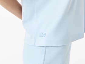 Женская футболка Lacoste из хлопка