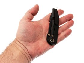 Складной нож WE Knife Ryson, сталь M390, рукоять титан, черный