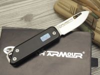 Складной нож With Armour Egret, сталь 12С27, рукоять алюминий/тимаскус