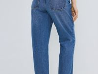 Джинсы Mom с высокой посадкой, Синий