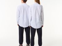 Рубашка Lacoste повседневного кроя унисекс из смеси льна