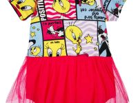 Платье-боди детское трикотажное для девочек