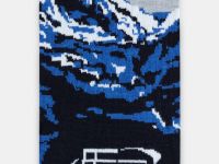 Вязаный шарф с принтом из коллаборации с maneken