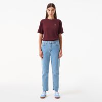 Женские прямые джинсы Lacoste с высокой талией