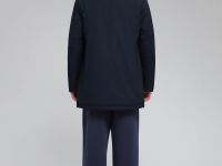 Утепленная куртка с воротником-стойкой