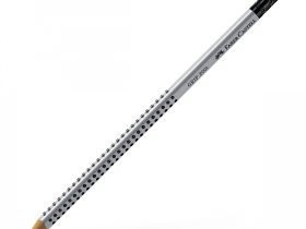 Карандаш чернографитный Faber-Castell "GRIP 2001" с ластиком B