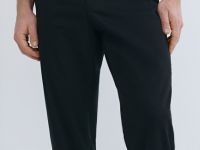 Базовые брюки-чиносы Regular, Черный