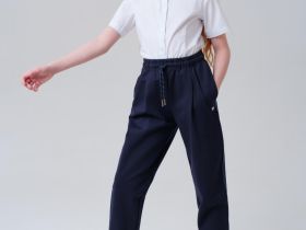 Брюки трикотажные для девочек