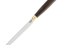 Нож кухонный Универсал-1  Х12МФ, карельская береза, латунь