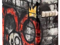 Зажигалка ZIPPO Graffiti King с покрытием 540 Matte, латунь/сталь, разноцветная, матовая, 38x13x57 мм