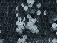 Сетчатый топ с пайетками для девочек, Серебряный