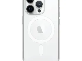 Чехол-накладка Kzdoo Mag Guardian Magsafe для iPhone 14 Pro силиконовый (прозрачный)