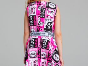 Платье текстильное для девочек