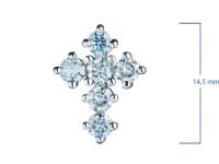 Подвеска из белого золота э0912пд07211019_blue