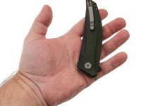 Складной нож Petrified Fish DeepSea PFP05GRMDW, сталь K110, рукоять микарта