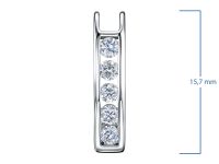 Классическая подвеска из серебра э0612пд02183900_white