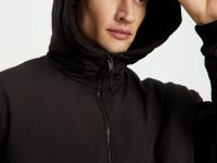 Куртка-бомбер утепленная с эластичным поясом