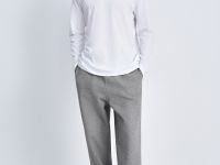 Спортивные брюки широкого кроя на высокой посадке