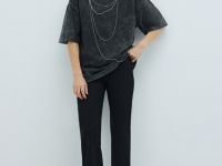 Трикотажные треггинсы, Черный