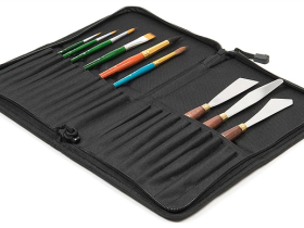 Пенал для кистей на короткой ручке, 21 отд. + 2 кармана