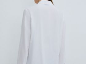 Блузка из лиоцелла, Белый