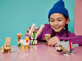 Minecraft 21592 Конструктор LEGO Minecraft Атака куриного наездника в пустыне