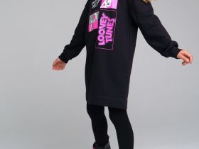 Платье из футера