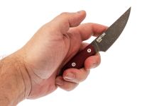 Нож Barmaley Knives Буратино, сталь AUS-10Co, рукоять микарта, красный