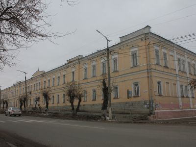Здание бывшей гимназии, в котором в 1876-1878 гг. работал Н.В. Крушевский, 1896-1903 учился Л.А. Кулик