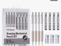 Набор 11 предметов Languo, (карандаши мех.0,9 мм, грифели, ластики)