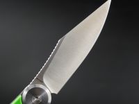 Складной нож Перемен Лисичка, сталь 8Cr14MoV, рукоять FRN, зеленый