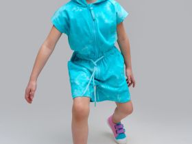 Комбинезон трикотажный для девочек