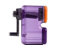 Точилка для художников механическая прозрачная Малевичъ, фиолетово-оранжевая